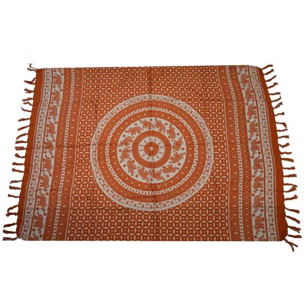 Simandra Sarong Pareo Wickelrock Wickeltuch Strandtuch Handtuch Stola Tuch Schal Badebekleidung 140x120 cm