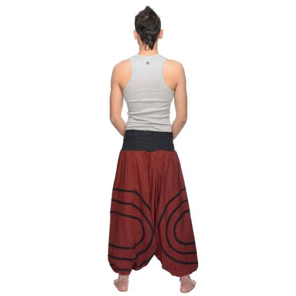 Simandra "Cercles" Haremshose Pump Aladin Pluder Yoga Goa Sarouel Aladin Freizeit Herren Sonderangebot der Fabrik