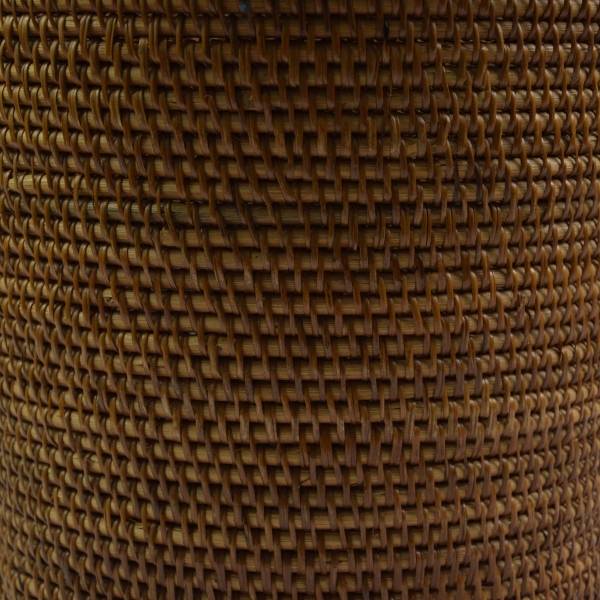 Simandra Rattan Papierkorb Burma, Flechtkorb Basket Korb Deko Unikat Handarbeit Natur rund Speichern exportieren