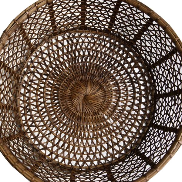 Simandra Rattankorb Obstschale Burma aus Rattan und Bambus, dekoratives Unikat Handarbeit Black Friday Preise