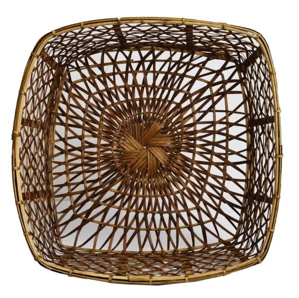 Simandra Rattankorb Obstschale Korb aus Rattan und Bambus handgefertigtes Unikat Im Verkauf