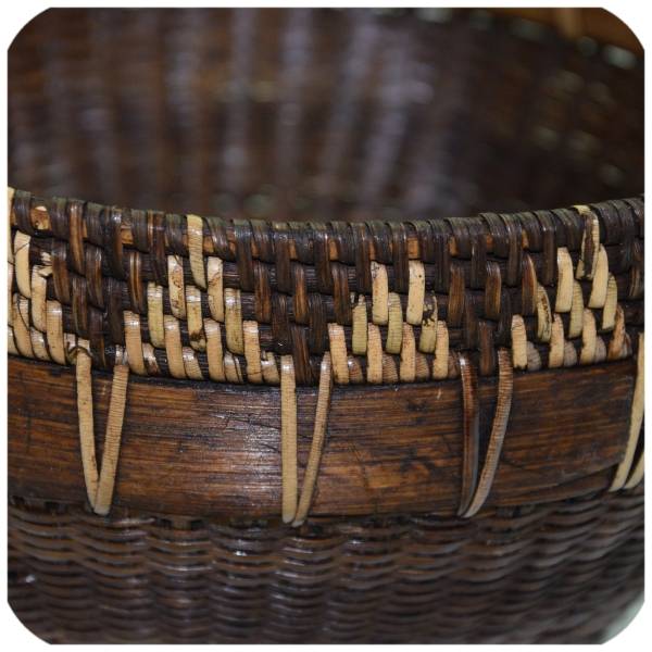 Simandra Schale „Burma“ aus Rattan & Bambus Deko- Brot- od. Obstkorb Handarbeit Online
