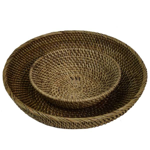 Simandra Schale Korb Körbchen aus Naturmaterial 100% Ata Rattan geflochten Outlet