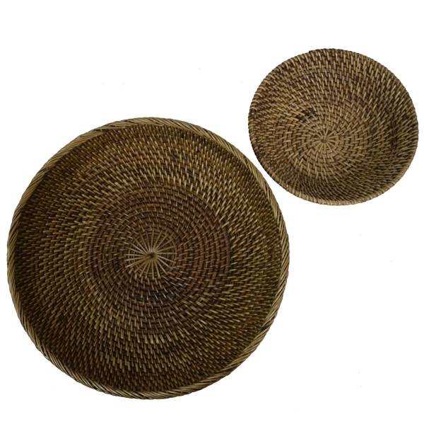 Simandra Schale Korb Körbchen aus Naturmaterial 100% Ata Rattan geflochten Outlet