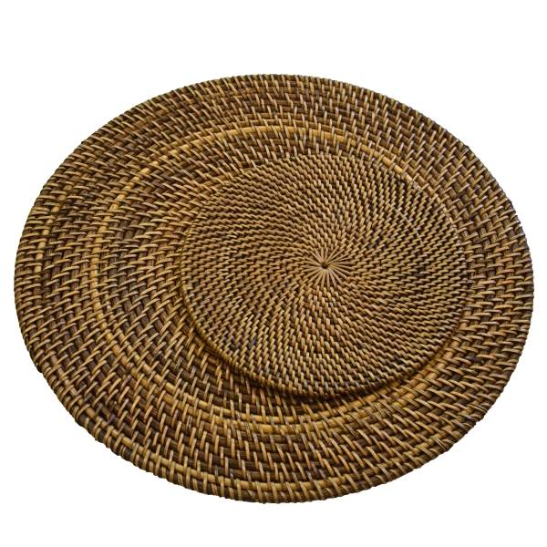 Simandra Untersetzer aus Rattan, Platzdeckchen, Tisch-Set dekorative Handarbeit Angebote